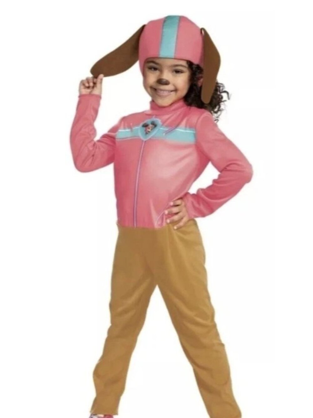 NEW Paw Patrol Liberty Halloween Costume Girls Toddler 2T Disguise Brown Pink